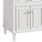 James Martin Vanities Lorelai 72" Double Vanity in Bright White with 3 cm Victorian Silver Quartz Top, , large