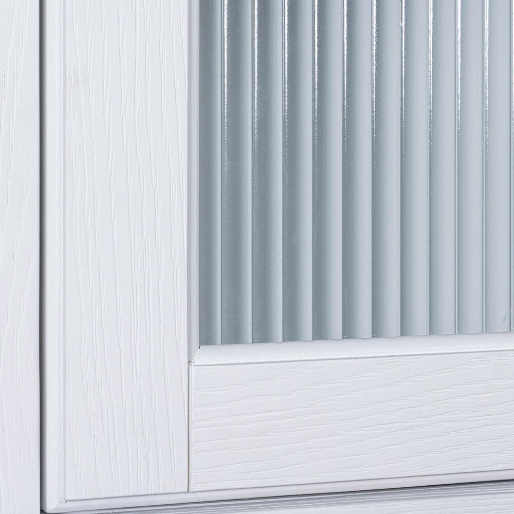 Riva Ridge Norah 4-Door Bookcase in White, , large