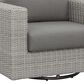 Steve Silver Co. Blakley Patio Swivel Chair in Dark Gray, , large