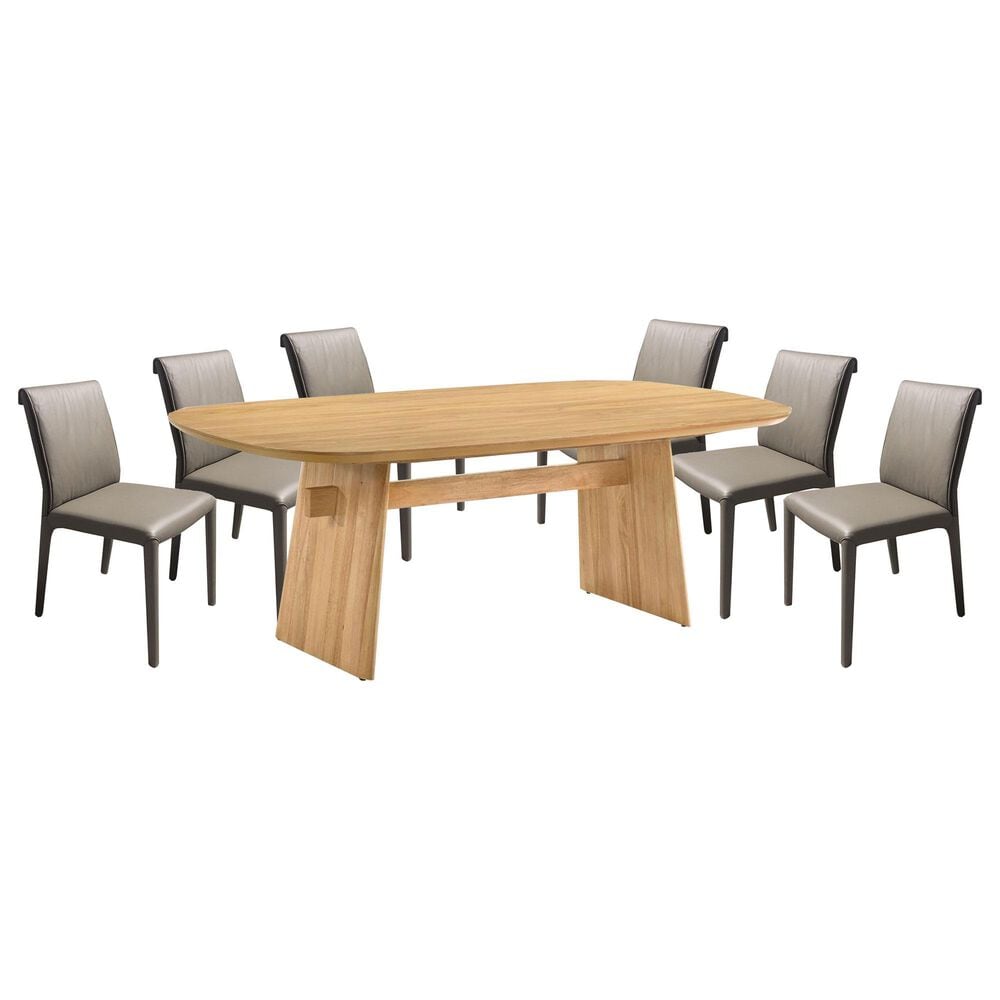 Porter Designs Alameda and Gilman 7-Piece Dining Set in Natural, , large