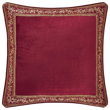 J. Queen New York Maribella 26" x 26" Euro Sham in Crimson, , large