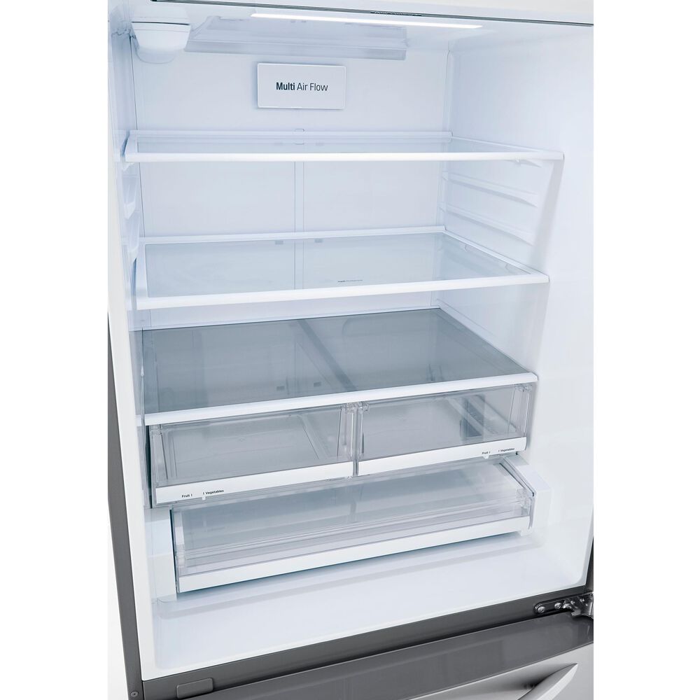LG 26 Cu. Ft. Bottom-Freezer Refrigerator in Stainless Steel, , large