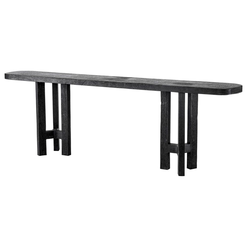 Eichholtz Corpoation Usa Libertine Console Table Top in Burnt Meranti, , large