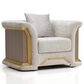 Furniture of America Ospray V Glam Chair in Metallic Taupe, , large