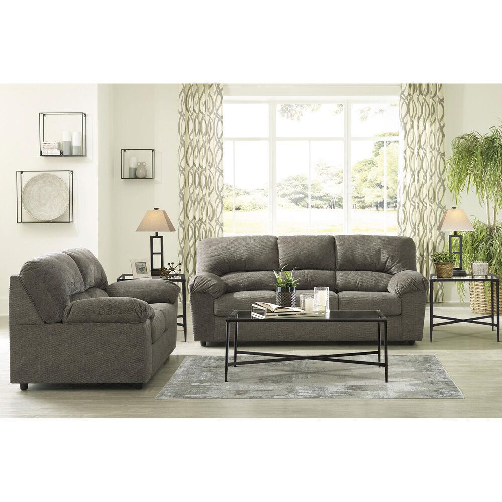 Ashley Norlou Stationary Sofa in Flannel, , large