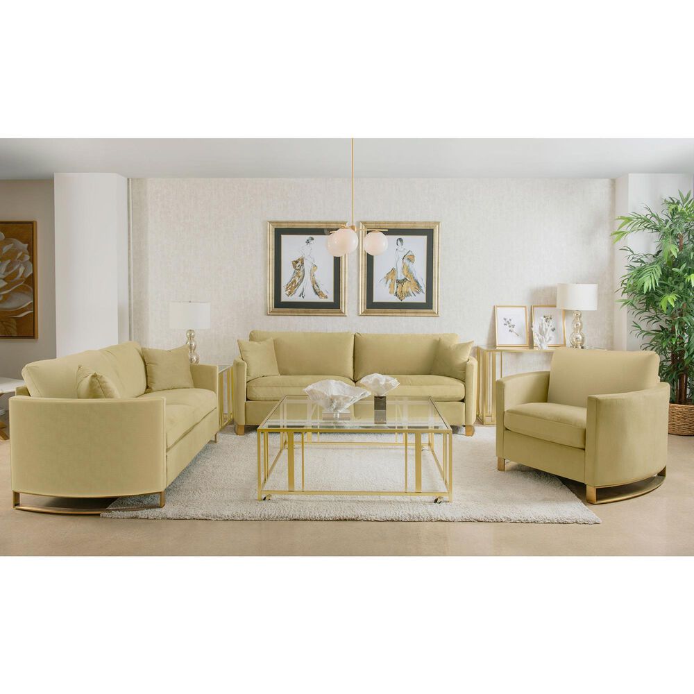 Coaster Corliss Accent Arm Chair in Camel, , large