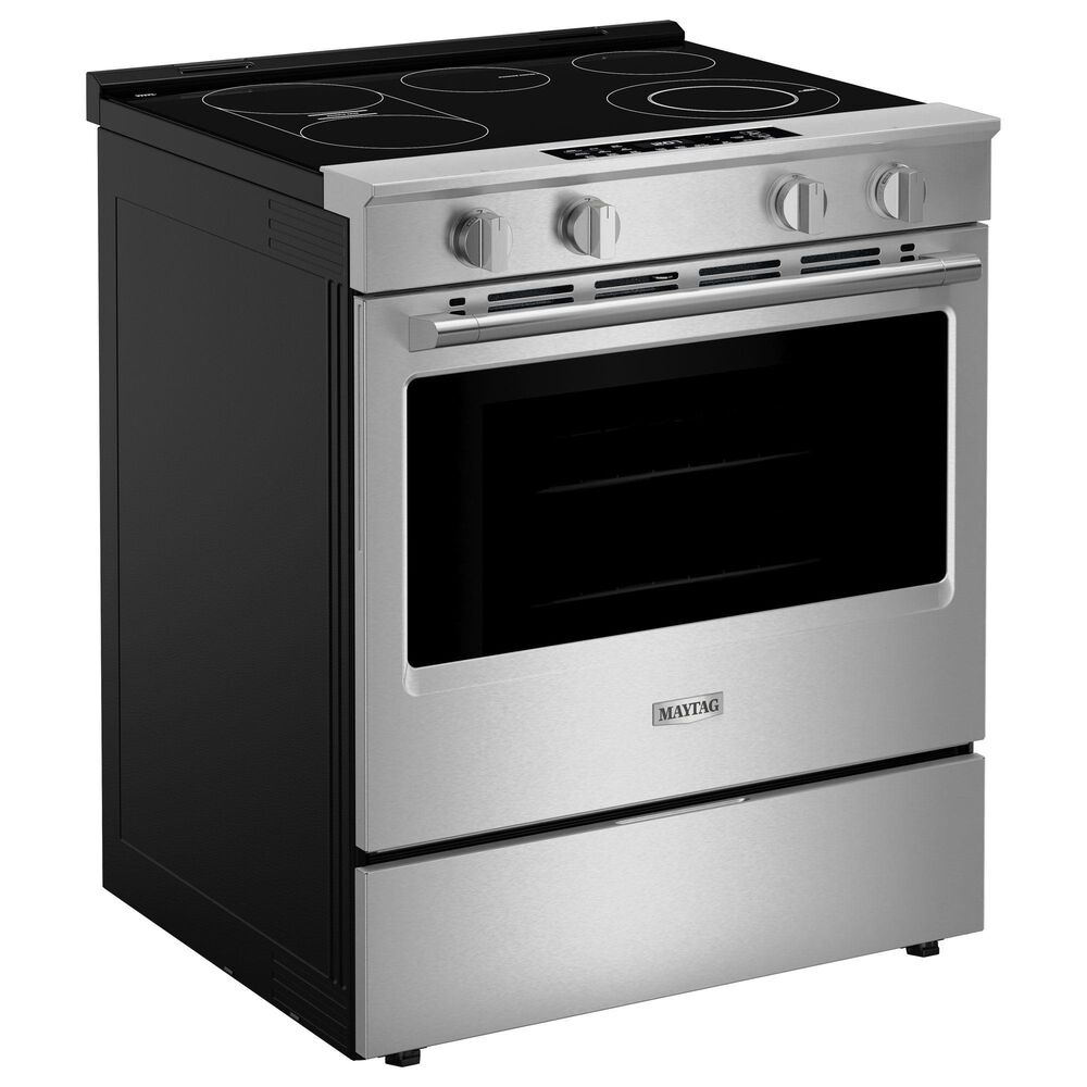 Maytag 5.3 Cu. Ft. Slide-In Electric Range in Fingerprint Resistant Stainless Steel, , large