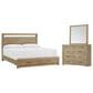Riva Ridge Modern Loft 3-Piece Queen Storage Bedroom Set in Khaki, , large