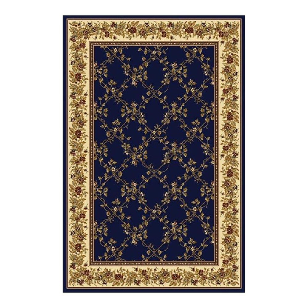 Radici USA Noble 1427 5'5" x 8'3" Blue Area Rug, , large