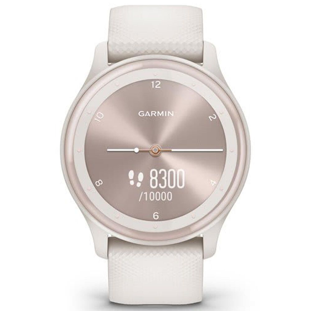 Garmin Vivomove Sport Smartwatch 28mm Black Case with Silicone Band and Black Index S2 Smart Scale, , large