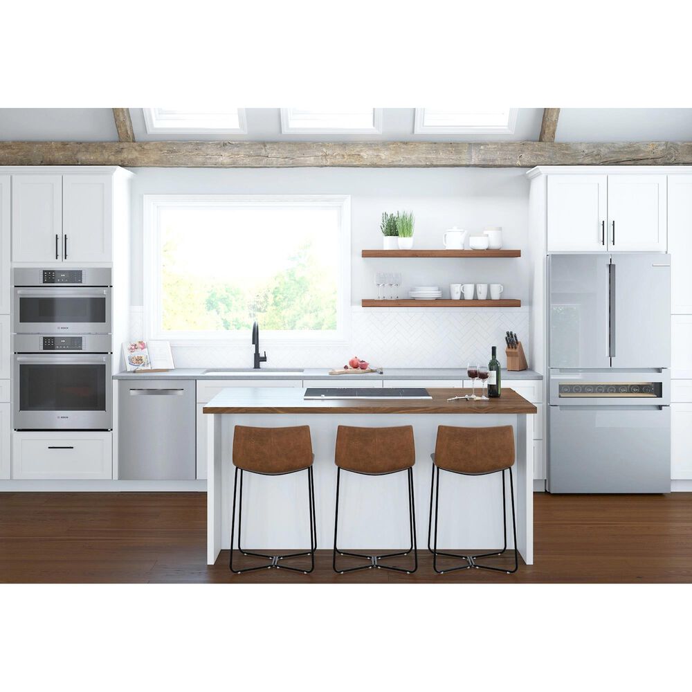 Bosch 800 Series 36&quot; Counter Depth French Door Bottom Mount Refrigerator in Stainless Steel, , large