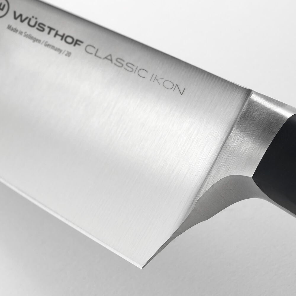 Wusthof Classic Ikon 8&quot; Chef&#39;s Knife in Stainless Steel and Black, , large
