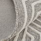 Feizy Lytton 5" x 8" Gray and Cream Area Rug, , large