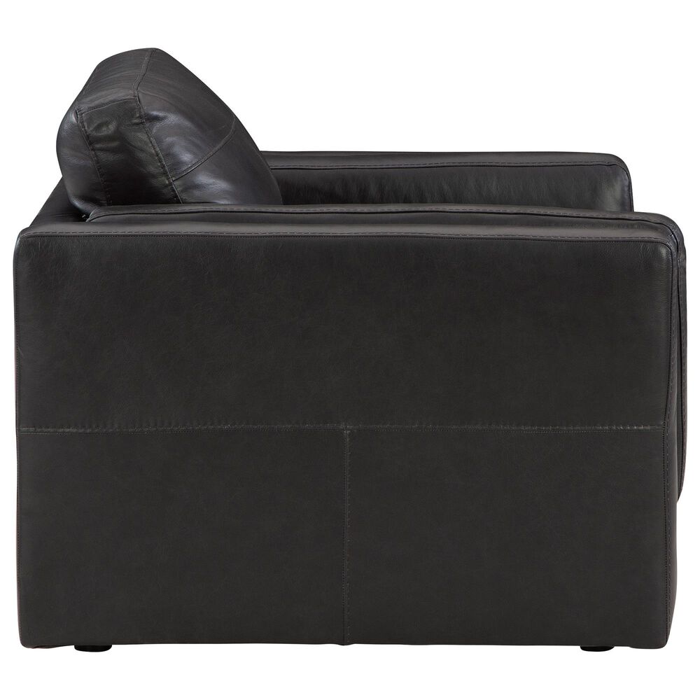 Ashley Amiata Oversized Leather Chair in Onyx, , large