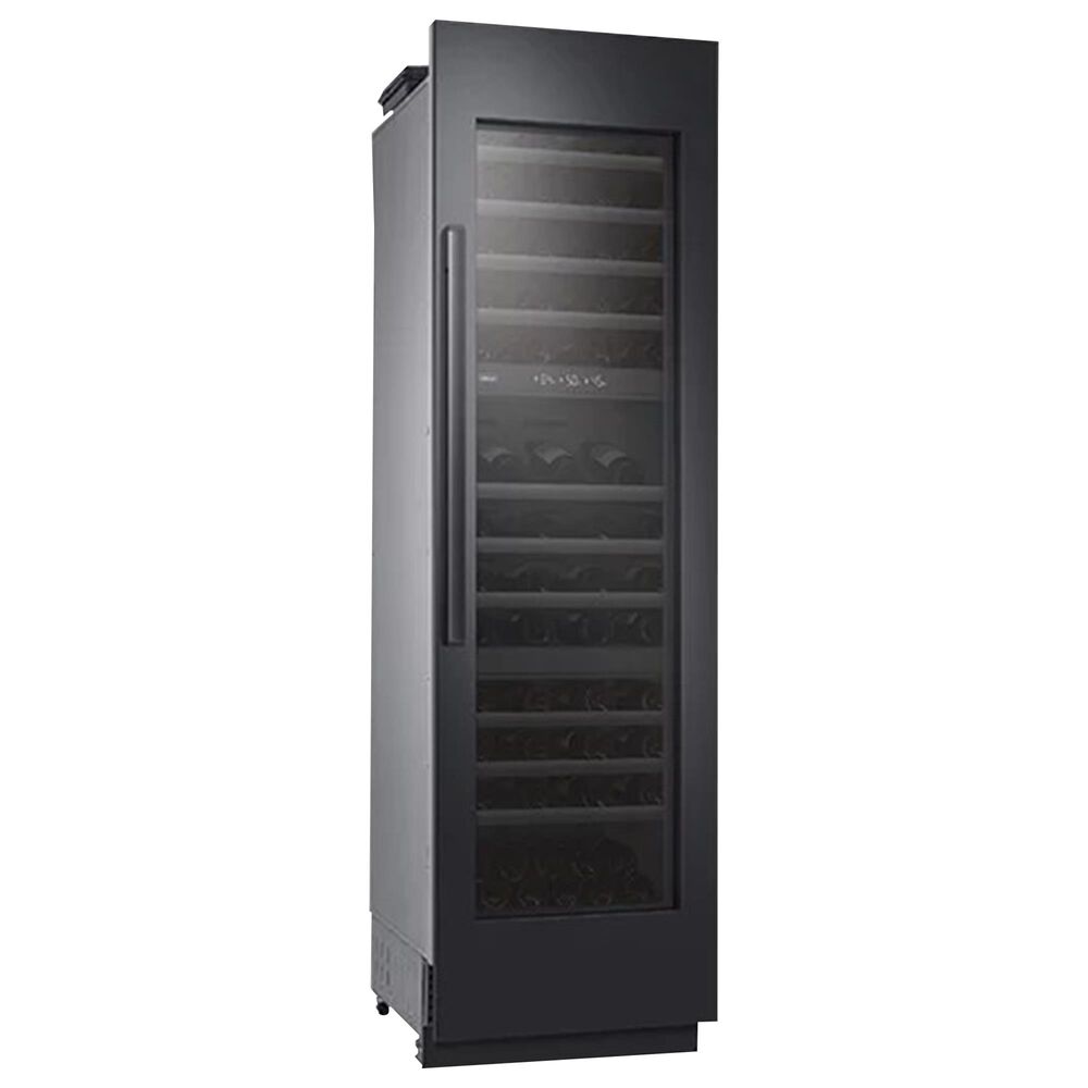 Dacor 24&quot; Left Hinge Wine Cellar Door Panel with Modernist Handle in Graphite Stainless Steel, , large