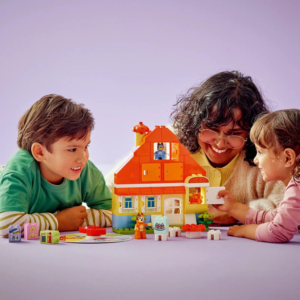 LEGO Bluey&#39;s Family House with Memory Game Building Set in Multicolor, , large