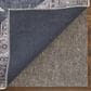 Feizy Percy 4" x 6" Charcoal and Ivory Area Rug, , large