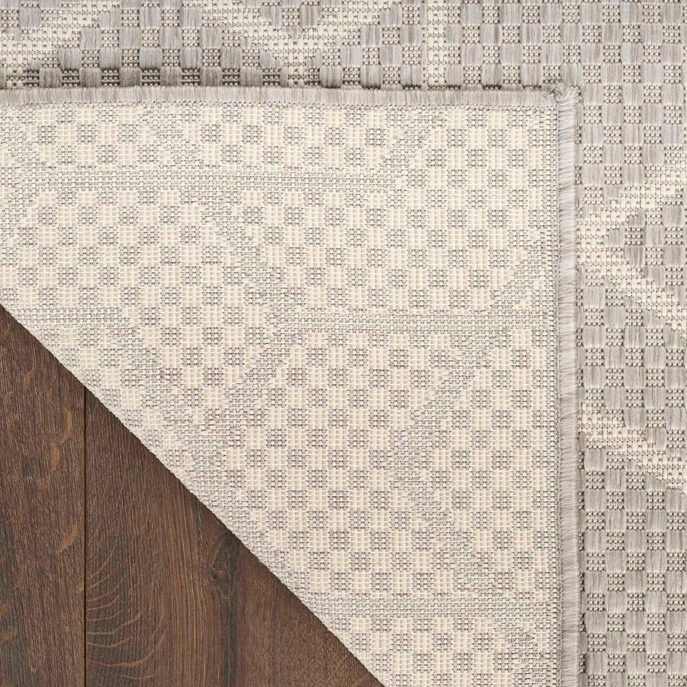Nourison Horizon HOZ01 Grey 10&#39; x 14&#39; Indoor/Outdoor Area Rug, , large