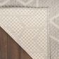 Nourison Horizon HOZ01 Grey 10" x 14" Indoor/Outdoor Area Rug, , large
