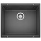 Blanco Precis 21" Single Bowl Kitchen Sink in Anthracite, , large