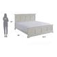 Verona Home Seaside Lodge King Bed in Off-White, , large