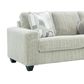 Albany Furniture Nestle Stationary Sofa and Loveseat Set in Buff, , large