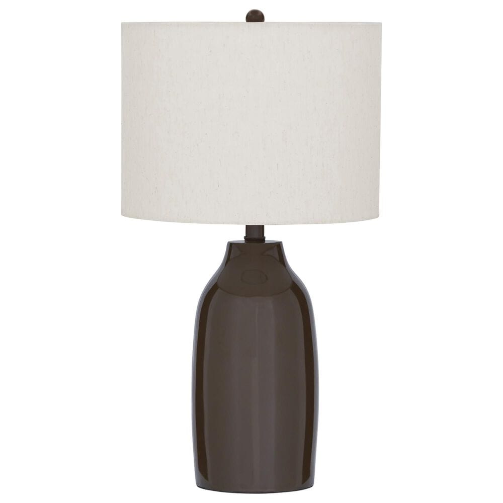 Ashley Jyler Terracotta Table Lamp in Glossy Brown, , large