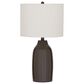 Ashley Jyler Terracotta Table Lamp in Glossy Brown, , large