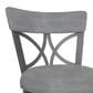 Delaware Dining Bradley 26" Swivel Barstool in Flintrock Grey/Grey, , large