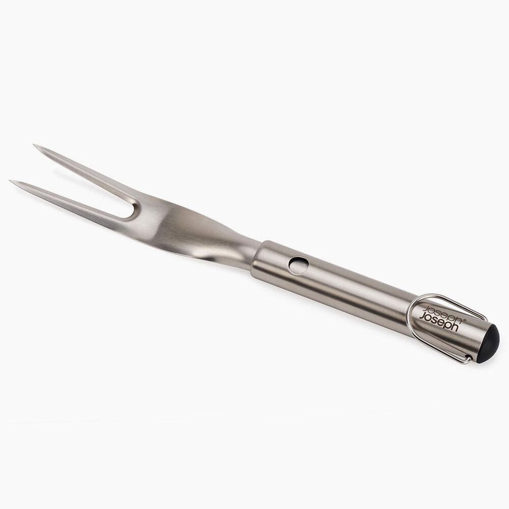 Joseph Joseph GrillOut BBQ Fork with Retractable Head in Stainless Steel, , large