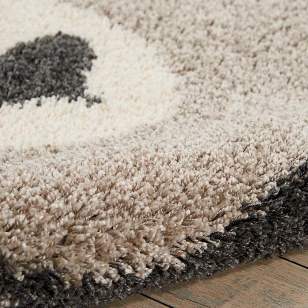 Nourison Hudson DWS01 4&#39; x 4&#39; Gray Kids Rug, , large