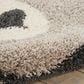 Nourison Hudson DWS01 4" x 4" Gray Kids Rug, , large