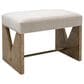 Bassett Mirror Company Laurent Accent Stool in Brown Ash Burl, , large