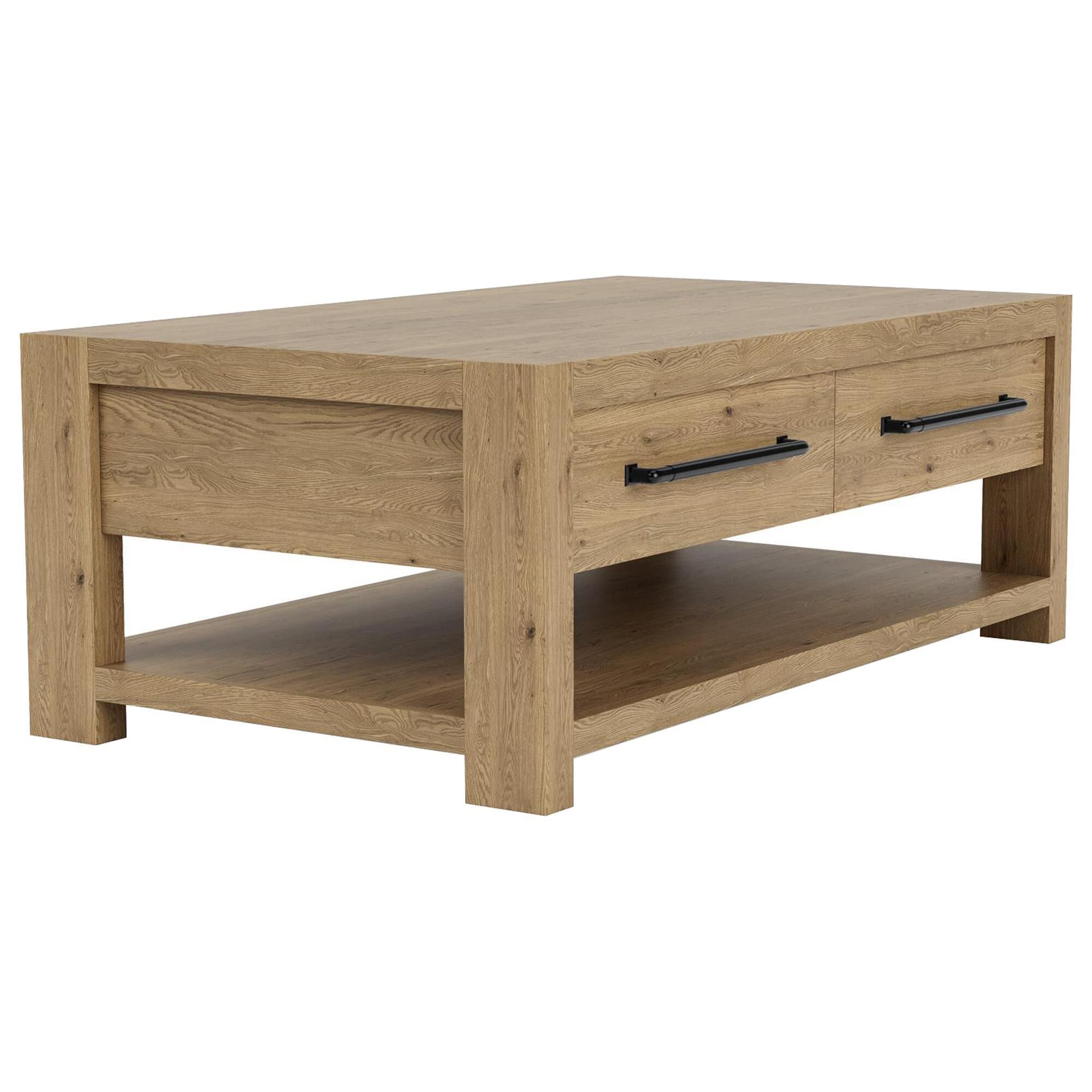 Shannon Hills Davie Rectangular Coffee Table in Pale Oak