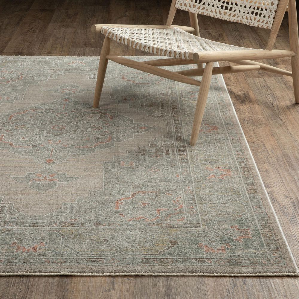 Oriental Weavers Keaton KEA02 Beige and Multicolor 3&#39;3&quot; x 5&#39; Area Rug, , large