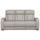 Ashley Boyington Power Reclining Sofa in Gray, , large