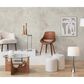 LumiSource Fabrico Mid-Century Modern Dining/accent Chair in Walnut and Camel Faux Leather by LumiSource - Set of 2, , large