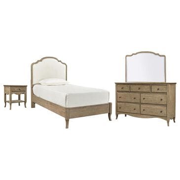 Riva Ridge Provence 4-Piece Twin Platform Bedroom Set in Patine, , large