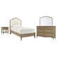 Riva Ridge Provence 4-Piece Twin Platform Bedroom Set in Patine, , large