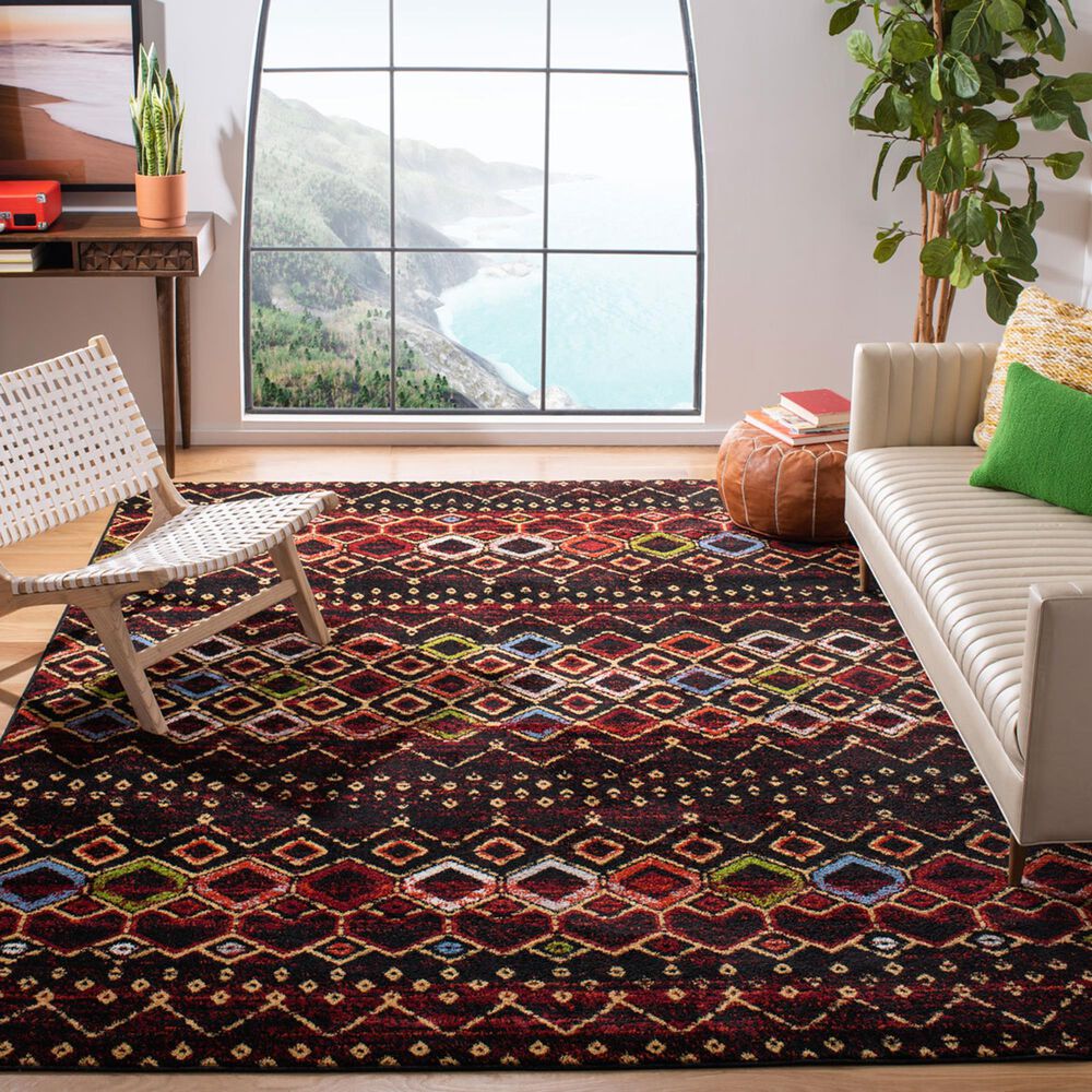 Safavieh Amsterdam AMS108P 10&#39; x 14&#39; Black Area Rug, , large