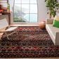 Safavieh Amsterdam AMS108P 10" x 14" Black Area Rug, , large