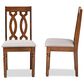 Baxton Studio Cherese Side Chair in Walnut Brown (Set of 2), , large