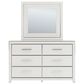 Ashley Zuraleus 3-Piece Queen Upholstered Panel Bedroom Set in Matte White, , large