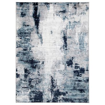 Signature Design by Ashley Leonelle 7"10" x 10" Cream, Blue and Gray Area Rug, , large