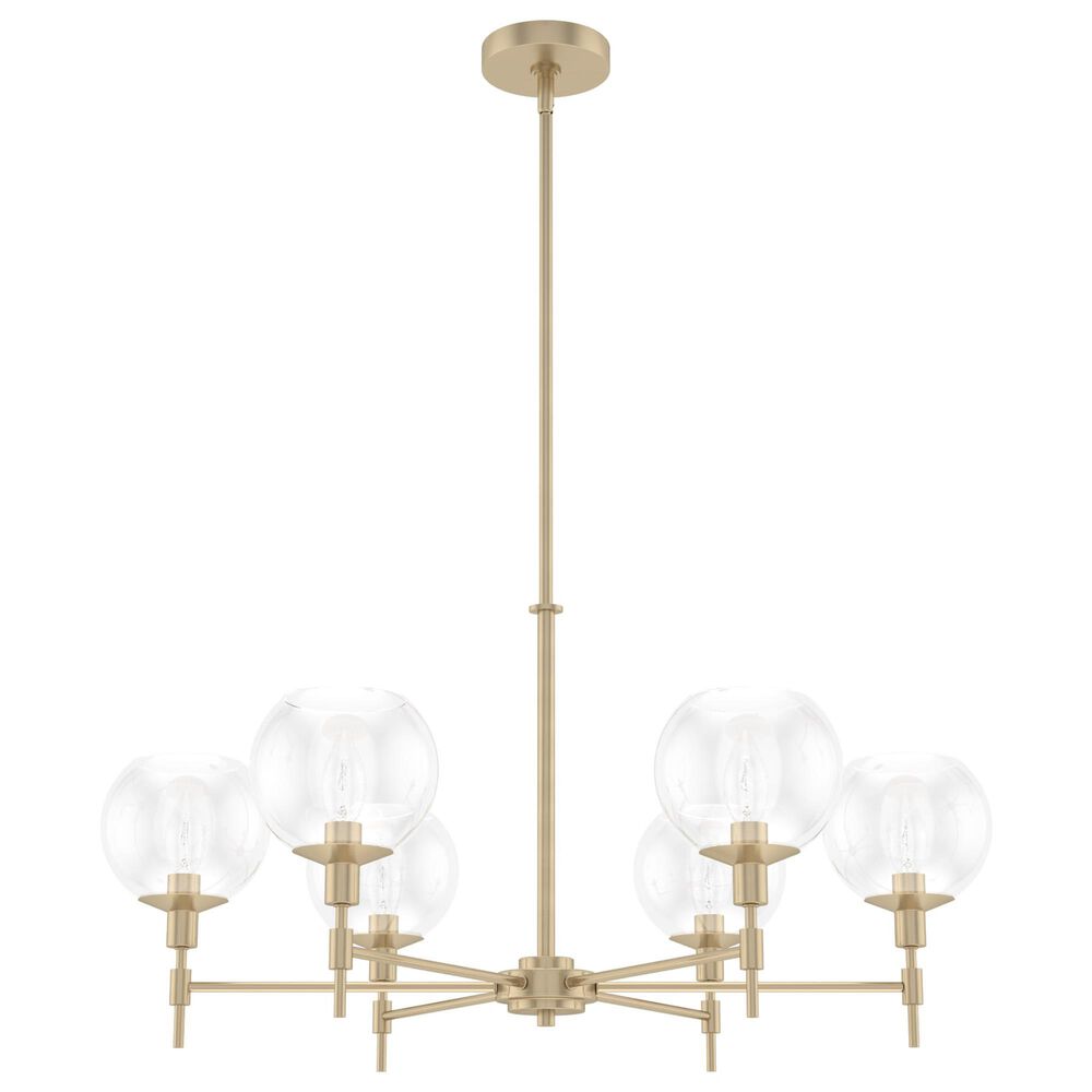 Hunter Xidane 6-Light Chandelier in Alturas Gold, , large