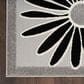 Nourison Aloha 7"10" x 10"6" Black and White Indoor/Outdoor Area Rug, , large