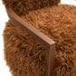 Furniture of America Lumir Long-Haired Accent Chair in Camel Brown, , large