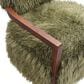Furniture of America Lumir Long-Haired Accent Chair in Green, , large