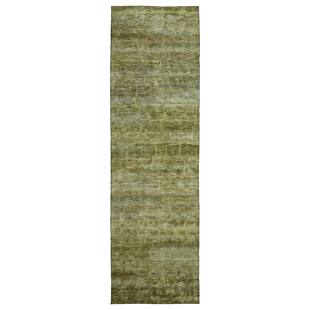 Dalyn Rug Company Burano BU4 2"3" x 7"6" Olive Indoor/Outdoor Runner, , large