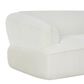 Hearth and Haven 2-Piece Right Facing L-Shaped Sectional Sofa with Pillow Back Cushions in White, , large